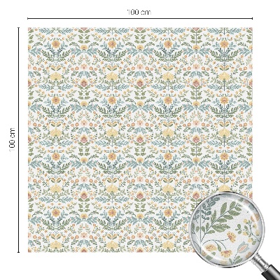 Vinilo decorativo adhesivo para cristales Simetría floral