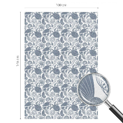 Vinilo ventana privacidad Vida oceánica