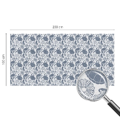 Vinilo ventana privacidad Vida oceánica