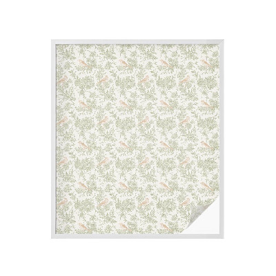 Vinilo para cristales opaco decorativo Aves plantas