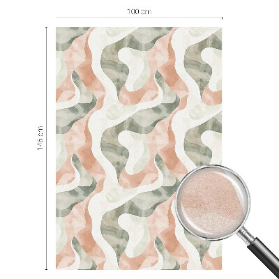 Vinilo para ventanas motivo vitral Ondas de colores