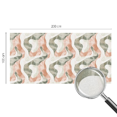 Vinilo para ventanas motivo vitral Ondas de colores