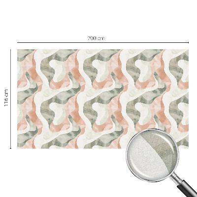 Vinilo para ventanas motivo vitral Ondas de colores