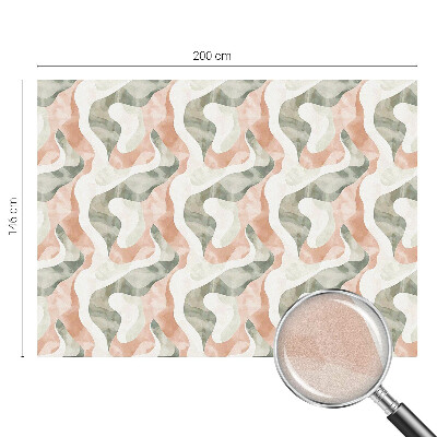 Vinilo para ventanas motivo vitral Ondas de colores