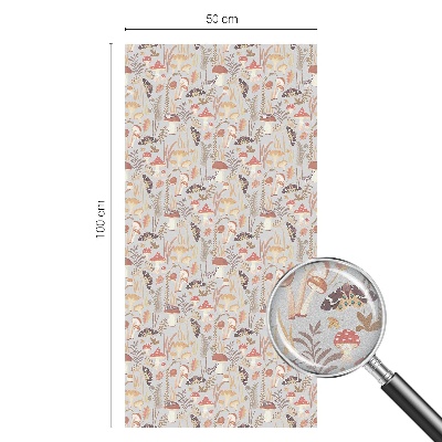 Vinilo para cristales efecto vitral Patrón de bosque