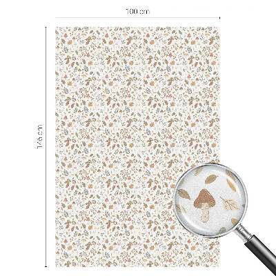 Vinilo para cristales opaco decorativo Patrones de otoño