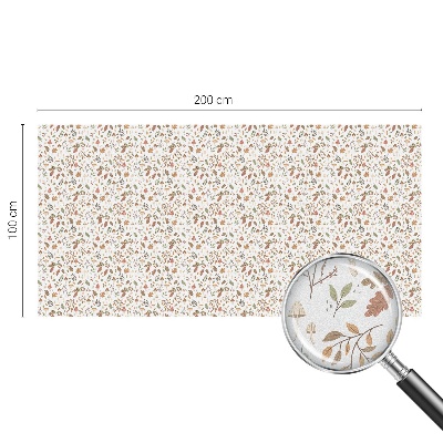 Vinilo para cristales opaco decorativo Patrones de otoño