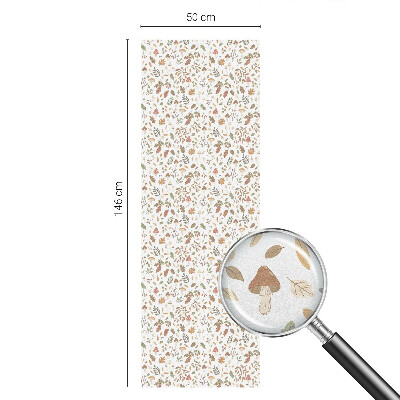 Vinilo para cristales opaco decorativo Patrones de otoño