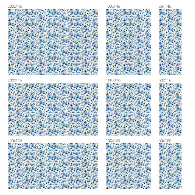 Vinilo para cristales efecto vitral flores de acuarela