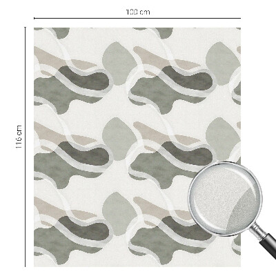 Vinilo para ventanas motivo vitral Patrón orgánico