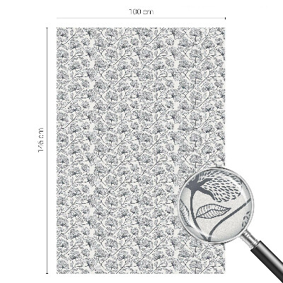 Vinilo para cristales opaco decorativo motivo botánico