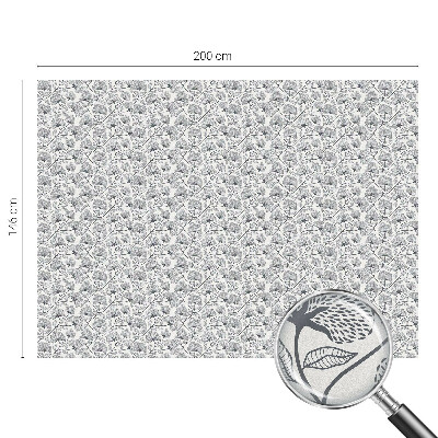 Vinilo para cristales opaco decorativo motivo botánico