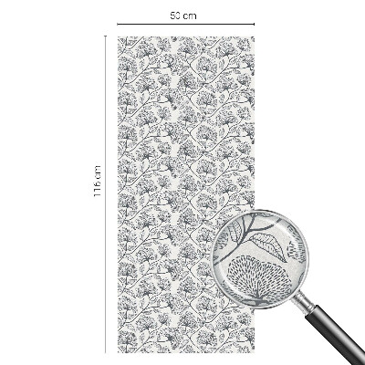 Vinilo para cristales opaco decorativo motivo botánico