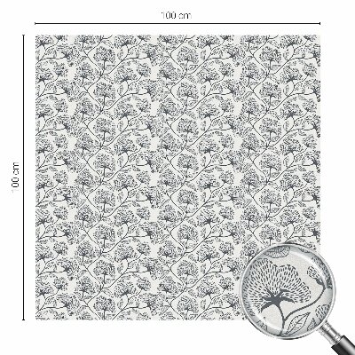 Vinilo para cristales opaco decorativo motivo botánico