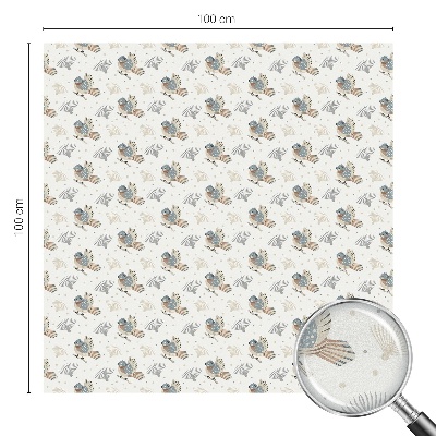 Vinilo para cristales efecto vitral Patrón de pájaros