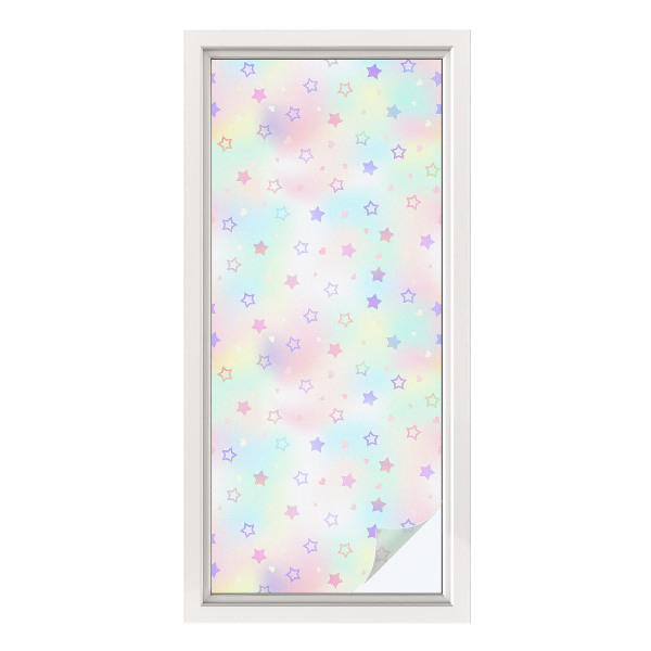 Vinilo decorativo adhesivo para cristales Patrones de arcoíris