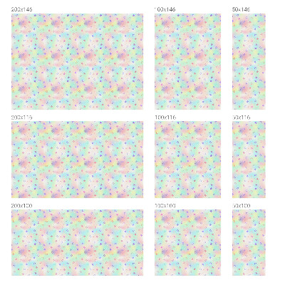 Vinilo decorativo adhesivo para cristales Patrones de arcoíris