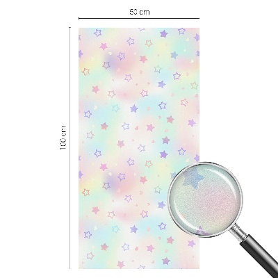 Vinilo decorativo adhesivo para cristales Patrones de arcoíris