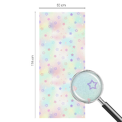 Vinilo decorativo adhesivo para cristales Patrones de arcoíris