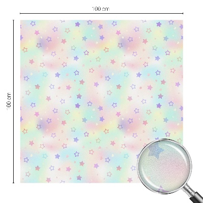 Vinilo decorativo adhesivo para cristales Patrones de arcoíris