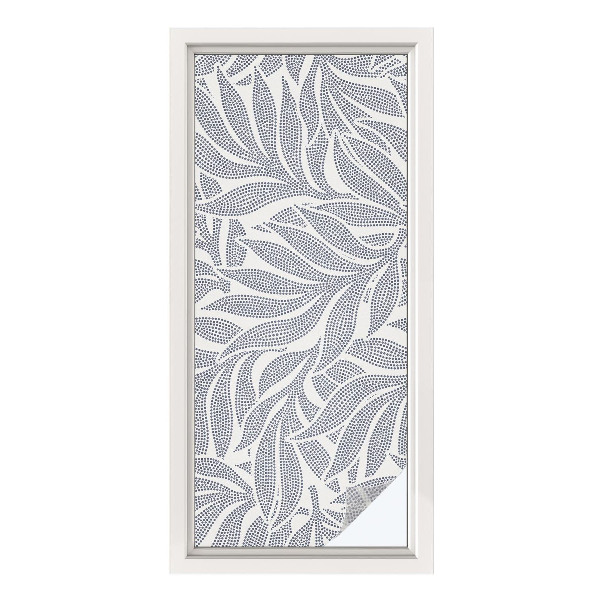 Vinilo ventana privacidad Gotas de hojas