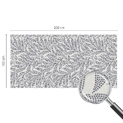 Vinilo ventana privacidad Gotas de hojas