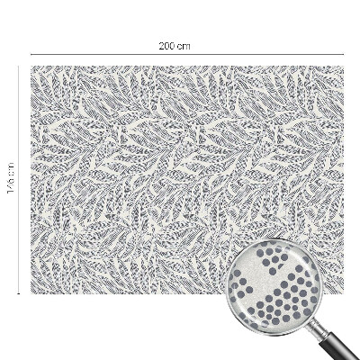 Vinilo ventana privacidad Gotas de hojas