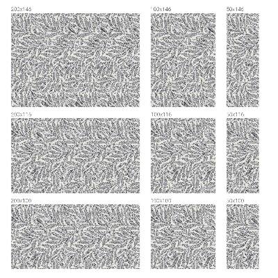 Vinilo ventana privacidad Gotas de hojas