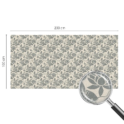 Vinilo para ventanas motivo vitral Patrón oriental