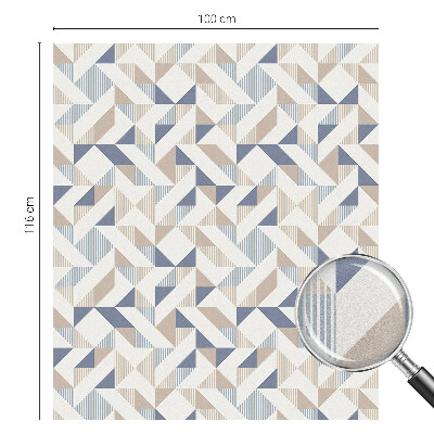 Vinilo para cristales efecto vitral Patrones geométricos
