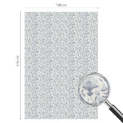 Vinilo ventana privacidad Patrón floral