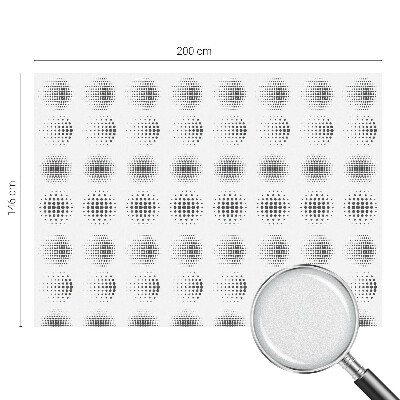 Vinilo decorativo adhesivo para cristales Círculos punteados