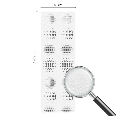 Vinilo decorativo adhesivo para cristales Círculos punteados