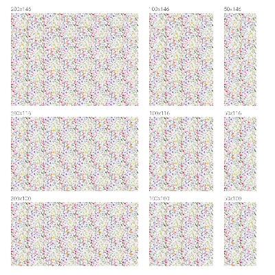 Vinilo para cristales opaco decorativo Prado florido