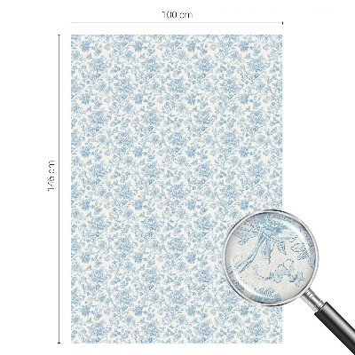 Vinilo ventana privacidad Patrón floral