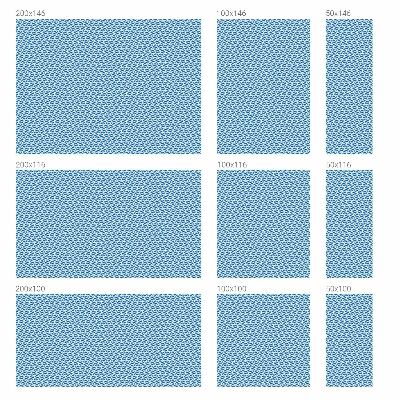 Vinilo decorativo adhesivo para cristales Ondas azules