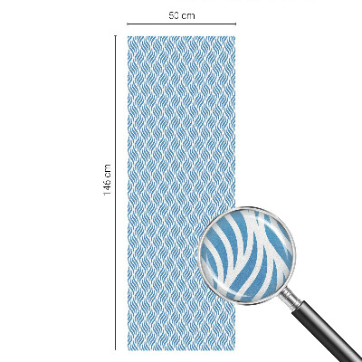 Vinilo decorativo adhesivo para cristales Ondas azules