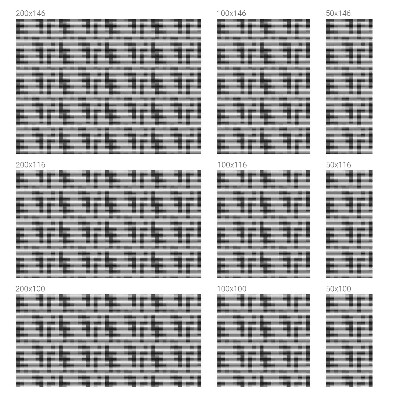 Vinilo decorativo adhesivo para cristales Cuadrícula gráfica