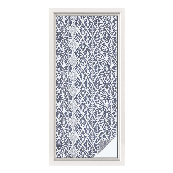 Vinilo ventana privacidad Hojas estampadas