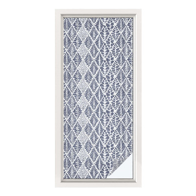 Vinilo ventana privacidad Hojas estampadas