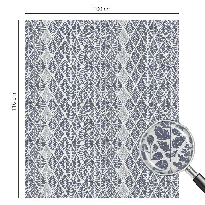 Vinilo ventana privacidad Hojas estampadas