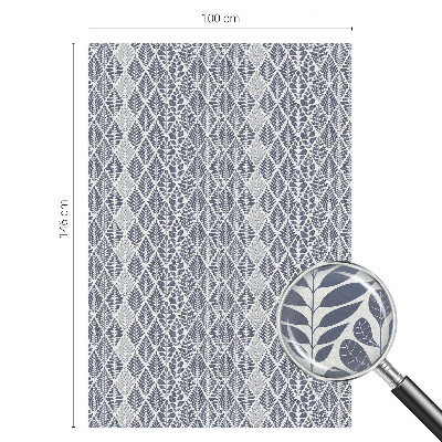 Vinilo ventana privacidad Hojas estampadas