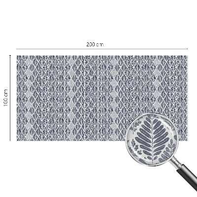 Vinilo ventana privacidad Hojas estampadas