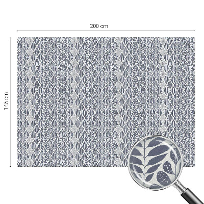 Vinilo ventana privacidad Hojas estampadas