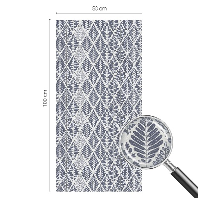 Vinilo ventana privacidad Hojas estampadas