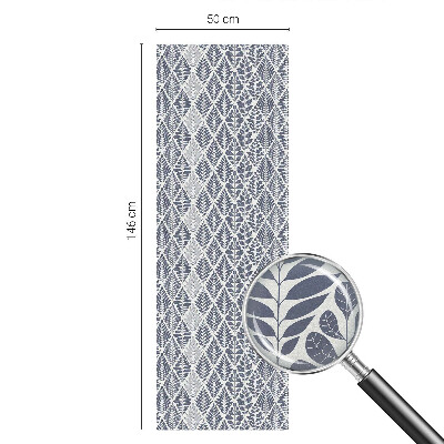 Vinilo ventana privacidad Hojas estampadas