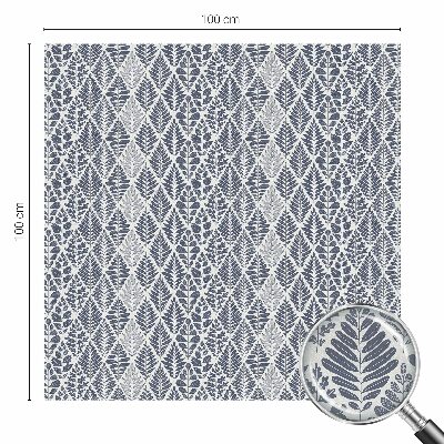 Vinilo ventana privacidad Hojas estampadas