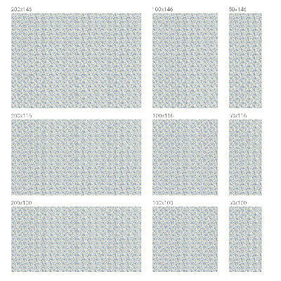 Vinilo para cristales opaco decorativo Patrón floral