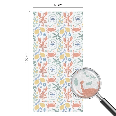 Vinilo para cristales efecto vitral motivos náuticos