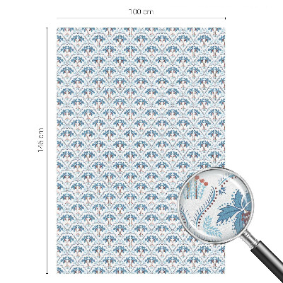 Vinilo decorativo adhesivo para cristales palmeras azules